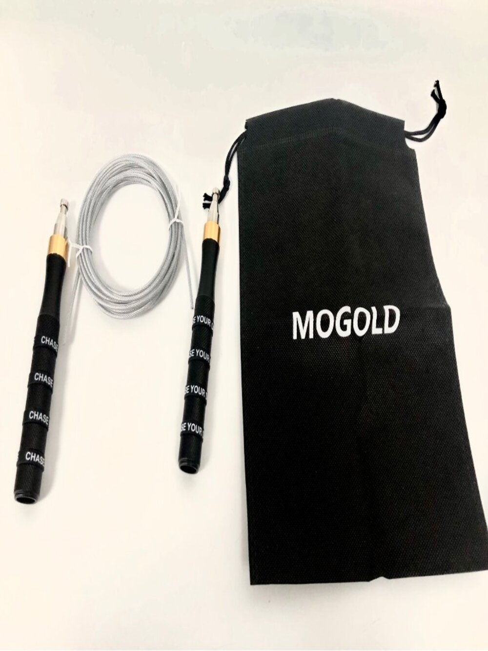 MOGOLD Jump Rope with Steel Wire Sports Fitness Rope